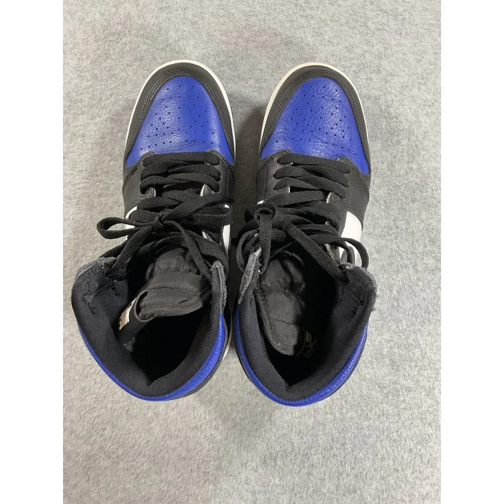 Jordan 1 Retro High OG Royal Toe Black White Blue 575441-041 Mens 6.5Y
